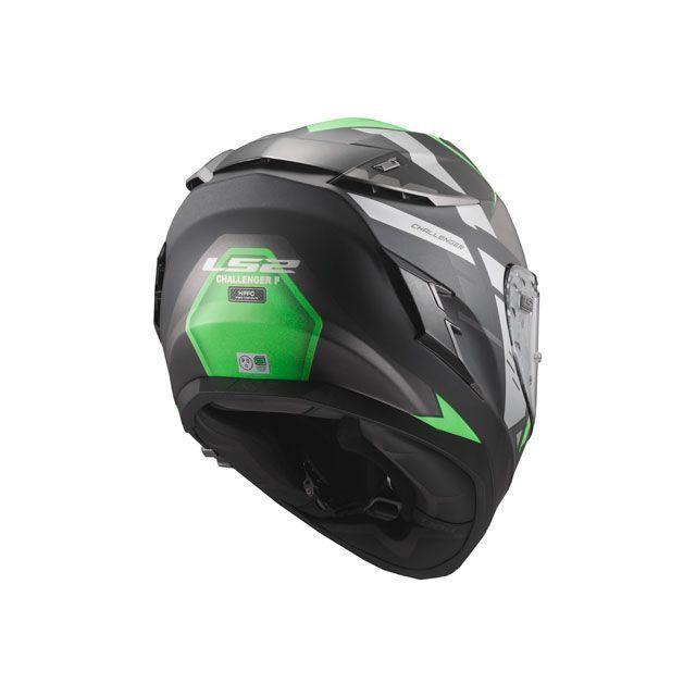 正規品／LS2 HELMETS フルフェイスヘルメット CHALLENGER F/チャレンジャーF（マットチタニウムグロウグリーン） サイズ：L エ…｜st-ride｜04