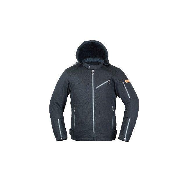 （正規品）Rough&Road カジュアルウェア RR7347 アーバンメッシュパーカーFP（ブラック） サイズ：XL ラフ＆ロード バイク