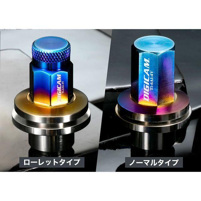 DIGICAM 外装 チタンナット 7角袋 トヨタ純正ホイール用 20P 