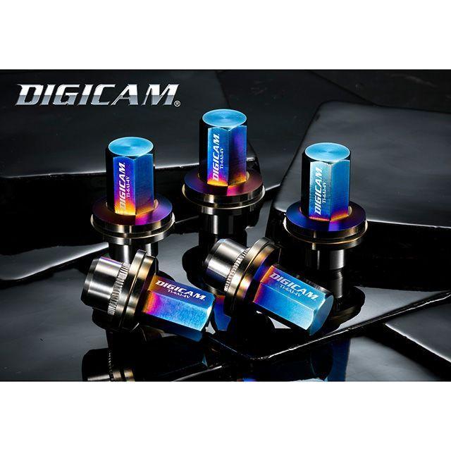 ◆ぐりたん◆ DIGICAM 外装 チタンナット 7角袋ローレット トヨタ純正ホイール用 20P