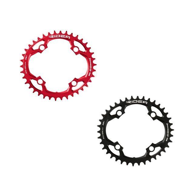 リデア（自転車） 38W2-LM4S1 Powering L W2T 4arms カラー 38T（BCD：104mm）ブラック RIDEA RIDEA パーツ 38W2-LM4S1 Powering L W2T 4arms カラー 38T（BCD