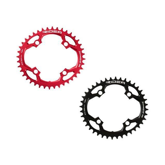 リデア（自転車） 40W2-LM4S1 Powering L W2T 4arms カラー 40T（BCD：104mm）ブラック RIDEA RIDEA パーツ 40W2-LM4S1 Powering L W2T 4arms カラー 40T（BCD