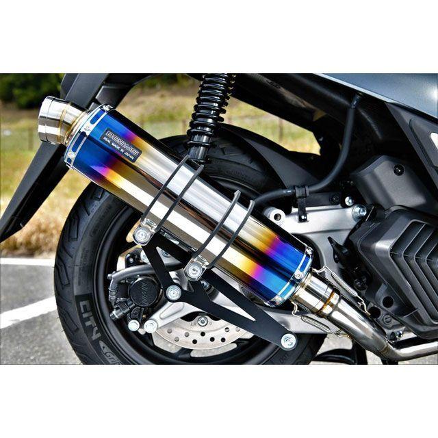 PCX125ビームスマフラー　政府認証品　日本製　付属品付き　取り付け説明書付き BEAMS（ビームス） BEAMS PCX125 マフラー本体 R-EVO ヒートチタン