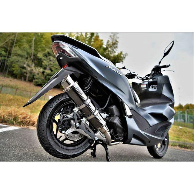 BEAMS PCX125 マフラー本体 R-EVO II SMB（スーパーメタルブラック