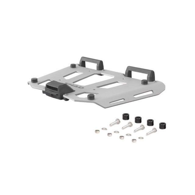 SHAD（シャッド） 【メーカー直送】SHAD キャリア・サポート アルミ製ベースプレートL シルバー TR37/TR37B/TR48 ...