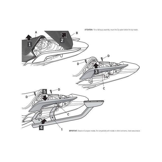 SHAD（シャッド） 【メーカー直送】SHAD NC750S NC750X キャリア