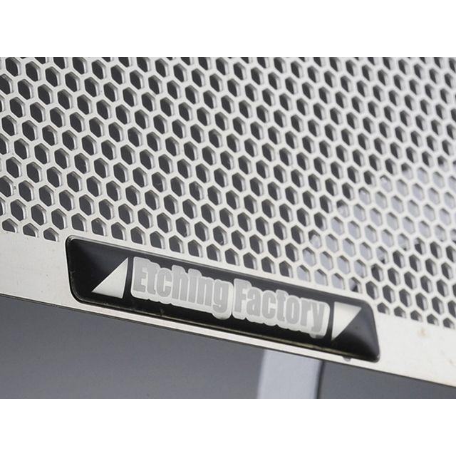 ETCHING FACTORY Monster S4 ラジエター関連パーツ Monster S4用 ラジエターガード カラー 黄エンブレム エッチン&hellip;
