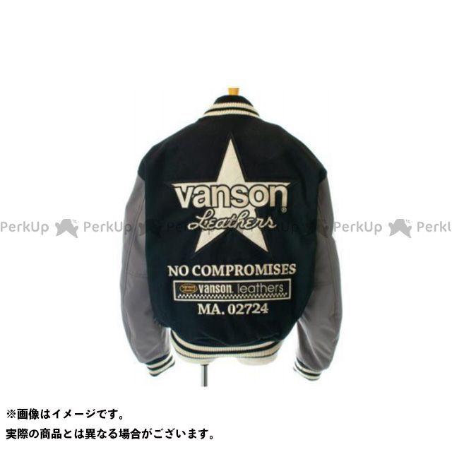 正規品／VANSON ジャケット VS21101W アワードジャケット（ブラック/グレー） サイズ：XL バンソン バイク