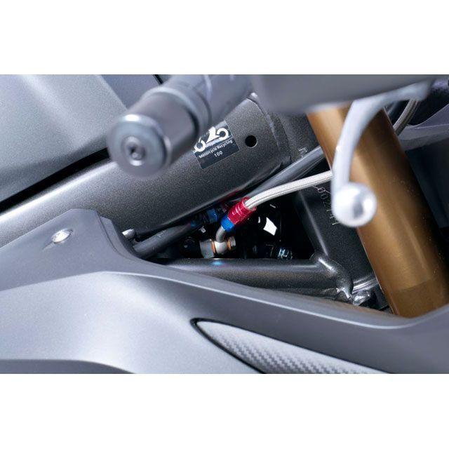 SWAGE-LINE PRO CBR650R ブレーキホース・ケーブル類 フロントホースキット バイピース ホースエンド レッド＆ブルー ホースカラ…の画像