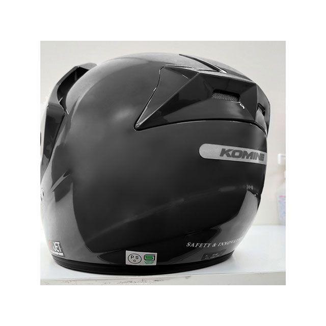 コミネ（Komine） ジェットヘルメット HK-1651 エーラ-II（ブラック