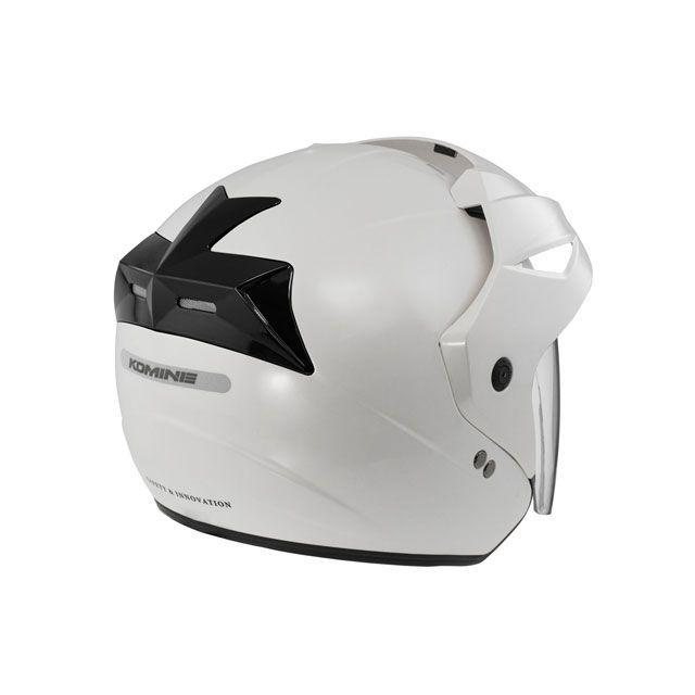 コミネ（Komine） ジェットヘルメット HK-1651 エーラ-II（パール