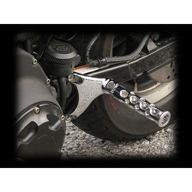 Neofactory スポーツスターモデル ステップ 04y-XL用 パッセンジャーフットペグマウントキット カラー クローム ネオファクトリー_1