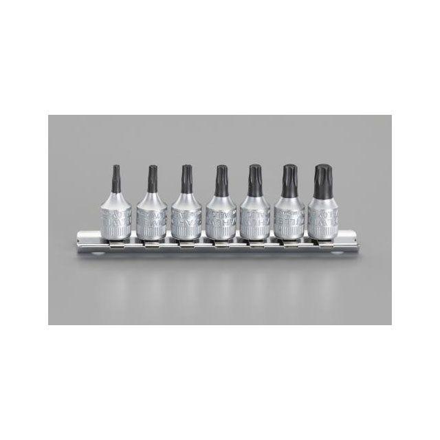 正規品／ESCO ハンドツール 1/4”DR TORX ビットソケットセット エスコ バイク 車 自動車 自転車