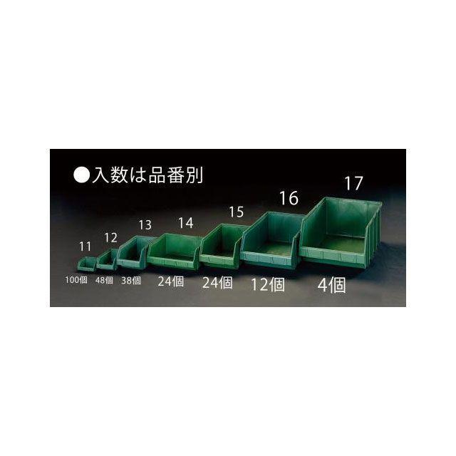 ESCO 作業場工具 103x 95x 53mm パーツトレー(重ね置型・緑/100 ESCO 作業場工具 103x 95x 53mm パーツトレー(重ね置型・緑/100