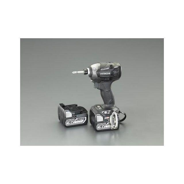 エスコ(esco) DC14.4V マルチインパクトドライバーセット(充電式) エスコ（ESCO） 電動工具 DC14.4V インパクトドライバー（バッテリー2