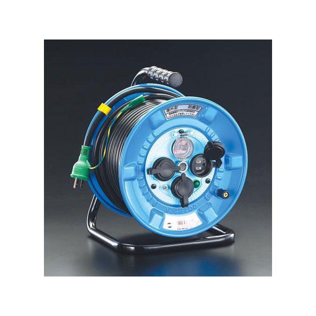 エスコ（ESCO） 作業場工具 AC125V/22A/30m コードリール（防雨型
