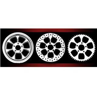 K\u0026W 汎用 ホイール本体 PHOENIX/RENEGADE WHEELS 材質 クロームメッキ サイズ Pulleys 部品屋K\u0026Wの画像