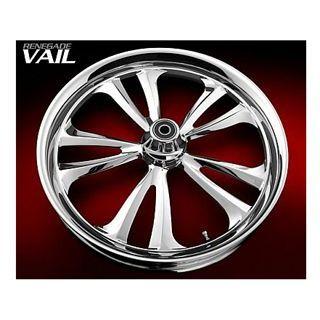 K\u0026W 汎用 ホイール本体 VAIL/RENEGADE WHEELS 材質 クロームメッキ サイズ Pulleys 部品屋K\u0026Wの画像