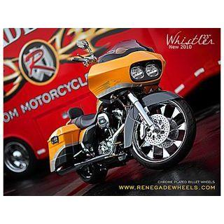 K\u0026W 汎用 ホイール本体 WHISTLER/RENEGADE WHEELS 材質 クロームメッキ サイズ Pulleys 部品屋K\u0026Wの画像