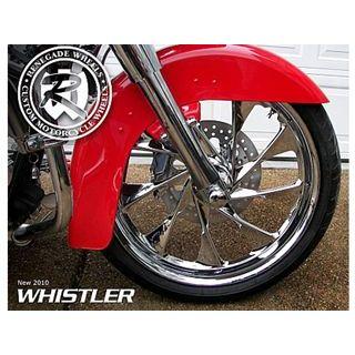 K\u0026W 汎用 ホイール本体 WHISTLER/RENEGADE WHEELS 材質 クロームメッキ サイズ Pulleys 部品屋K\u0026Wの画像