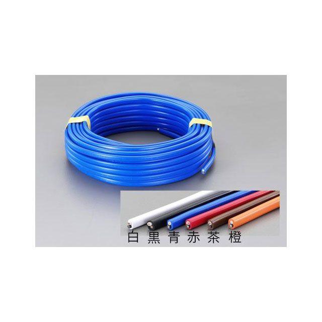 正規品/ESCO 電動工具 1.6mmx2心/600V18A VAケーブル(50m/黒 正規品/ESCO 電動工具 1.6mmx2心/600V18A VAケーブル(50m/黒