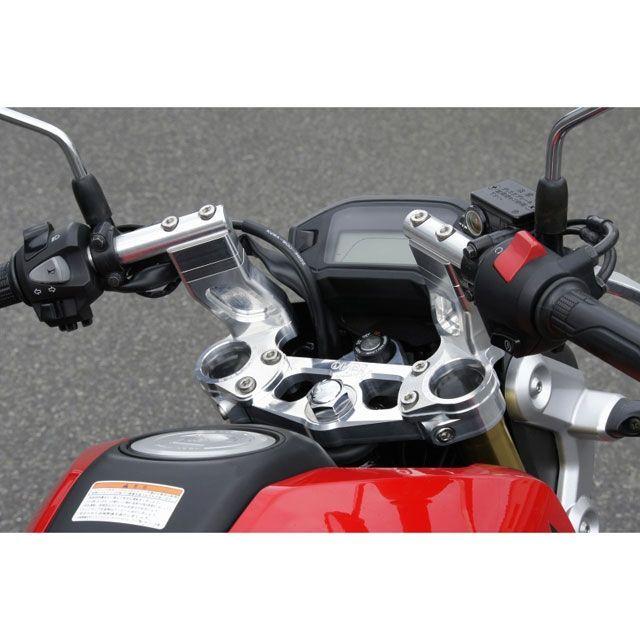 OVER RACING GROM ハンドル関連パーツ スポーツライディング ハンドルキット カラー シルバー オーバーレーシングの画像