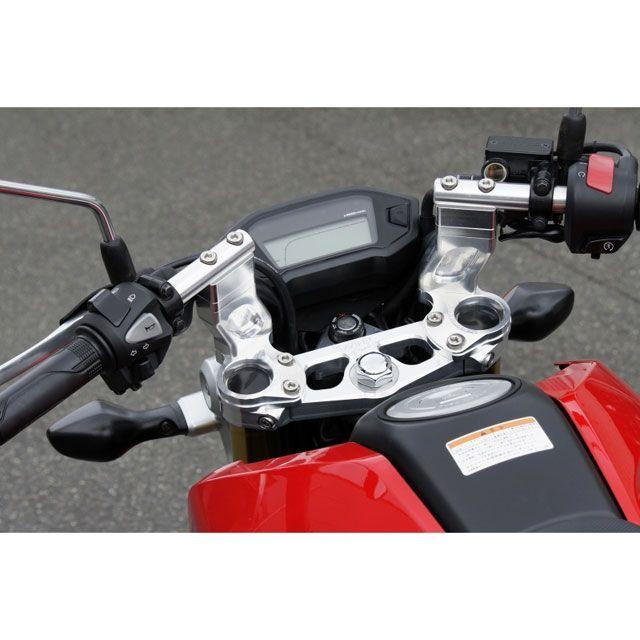 OVER RACING GROM ハンドル関連パーツ スポーツライディング ハンドルキット カラー シルバー オーバーレーシングの画像