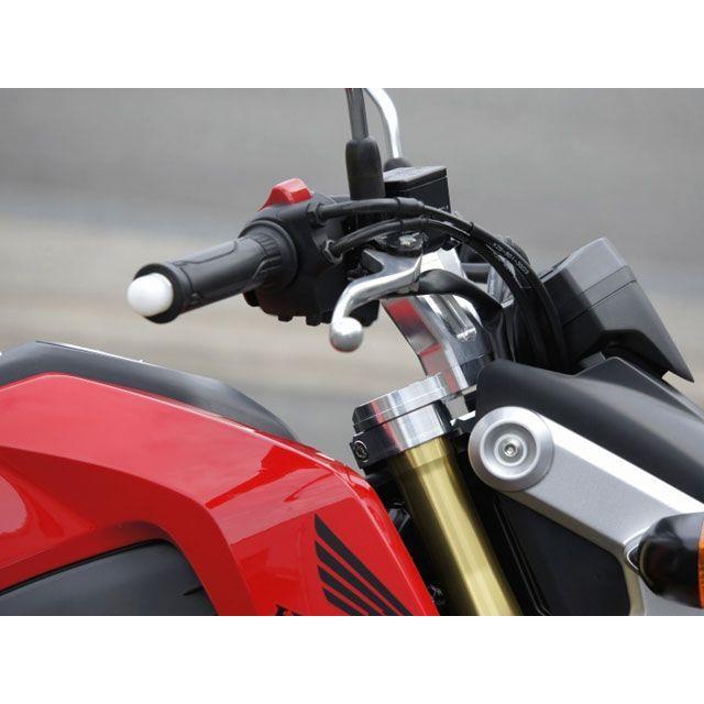 OVER RACING GROM ハンドル関連パーツ スポーツライディング ハンドルキット カラー シルバー オーバーレーシングの画像