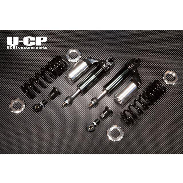 Uchi Custom Parts VT400S VT750S リアサスペンション関連パーツ リアサスペンション スプリング ブラック リング シル…の画像