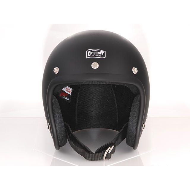 GREASER Style ジェットヘルメット 60's PLAIN（マットブラック