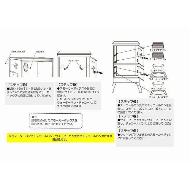 ONOE ストーブ・グリル類 チャコールスモーカー 尾上製作所_3
