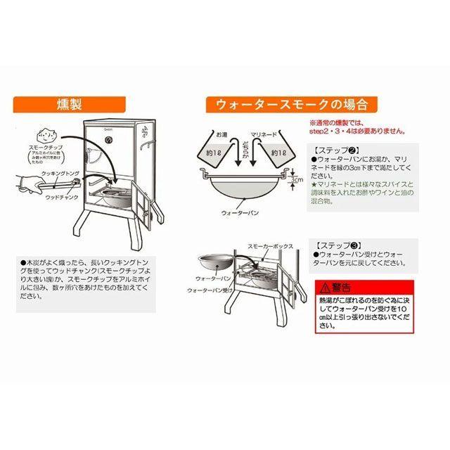 ONOE ストーブ・グリル類 チャコールスモーカー 尾上製作所_6