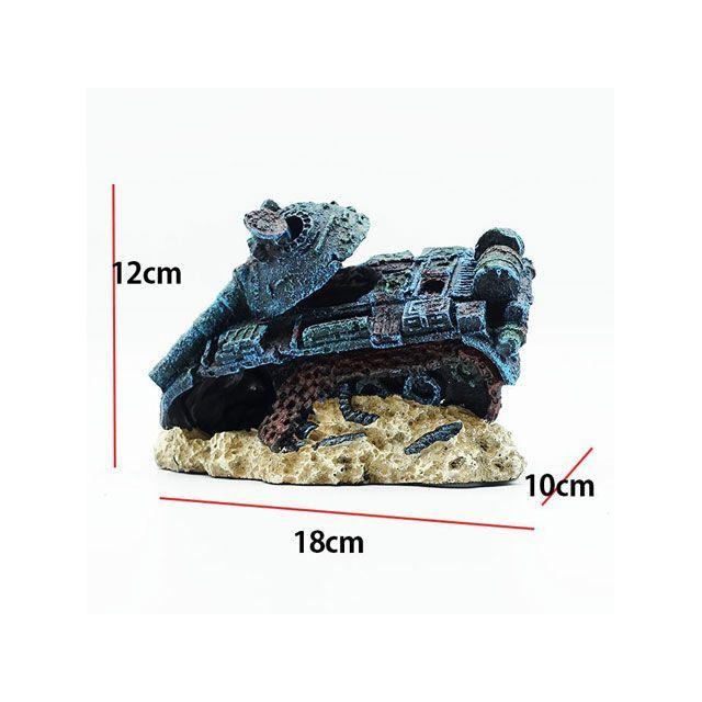 ALFA TEC アクアリウム用品 XL-CH586 戦車（中） 水槽 ケージ 飼育