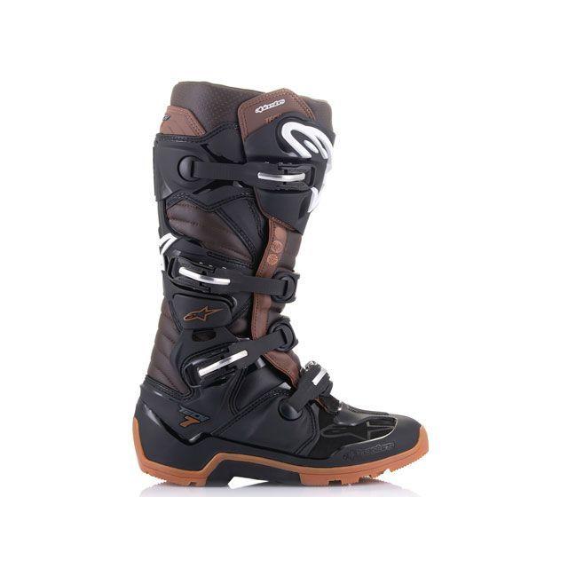 正規品／Alpinestars オフロードブーツ TECH7 エンデューロ ブーツ（ブラック/ダークブラウン） サイズ：8（26.5cm） アルパイ…｜st-ride｜02