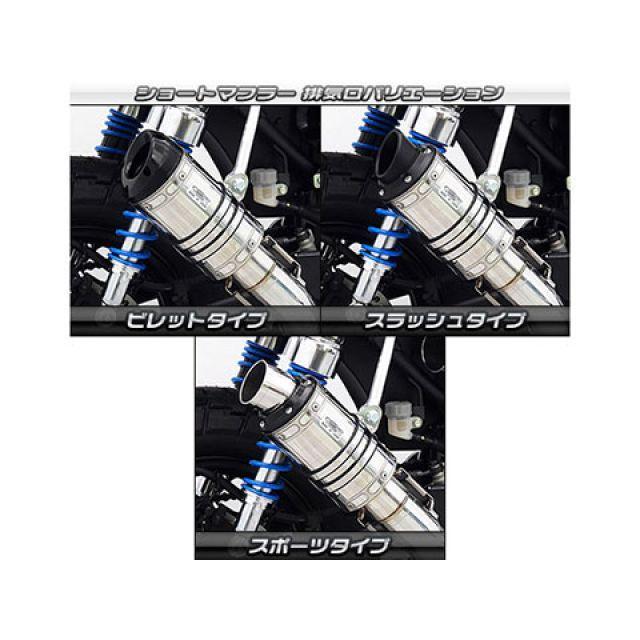 WirusWin - エテ公125 消音装置本体 エテ公125（8BJ-JB03）用 遊撃手消音装置 ビレットタイプ サイレンサー ブラックカーボ…
