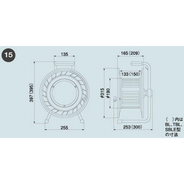 正規品／HATAYA メンテナンスグッズ BL-332M コードリール 三相200V（VCT・30M） ハタヤ バイク｜st-ride｜02