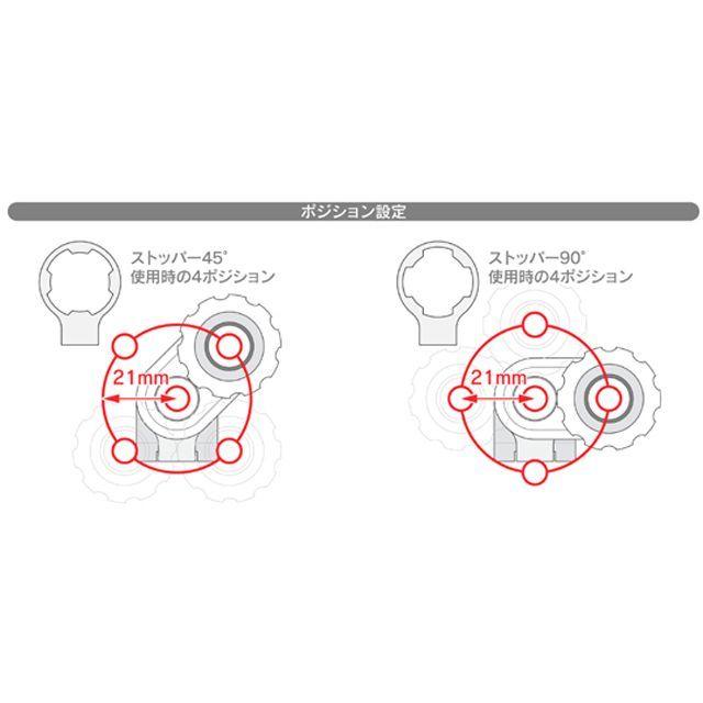 MotoCRAZY ステップ SBKアルミステップM-8Pキット 21mm（8ポジション