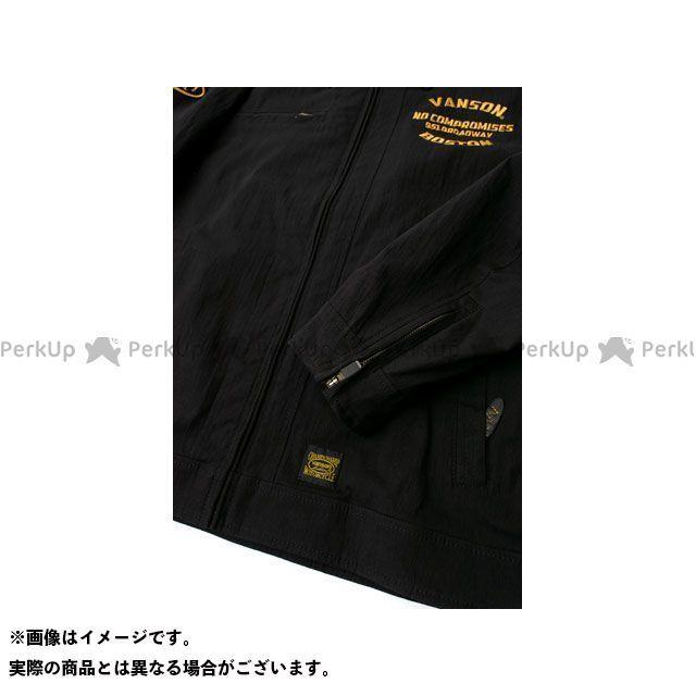 （正規品）VANSON ジャケット 2022春夏モデル VS22106S コットンジャケット（ブラック/イエロー） サイズ：L バンソン バイク cm ブラック/イエロー VS22106S コットンジャケット