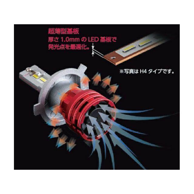 Valenti ヘッドライト・バルブ VL MOTO LEDヘッド HXシリーズ H4 6200K バレンティの画像