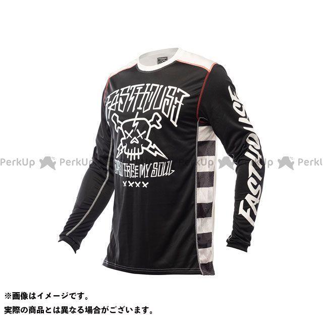 【雑誌付き】FASTHOUSE モトクロス用品 グラインドハウスジャージ アクマ(ブラック) サイズ:XL ファストハウス
