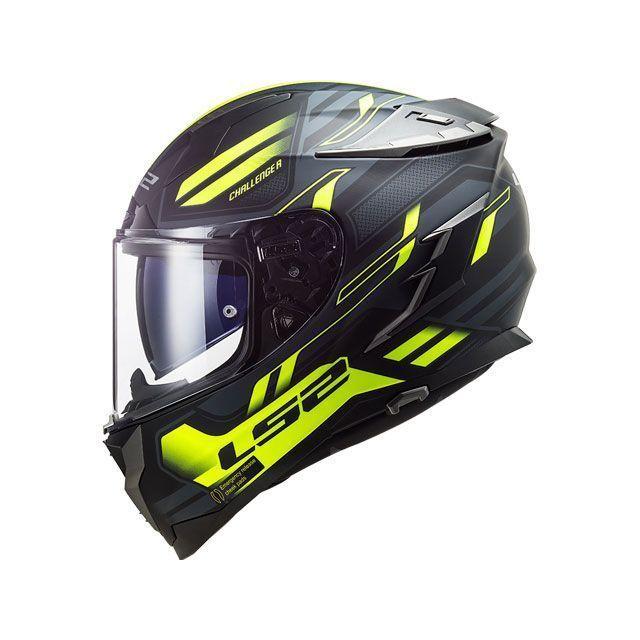 LS2 Mxsport フルフェイスヘルメット LS2 HELMETS フルフェイスヘルメット CHALLENGER F（SPIN MATT BLACK
