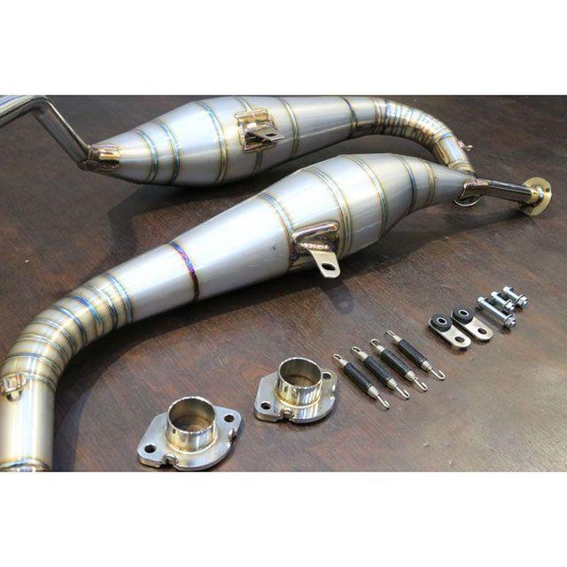 T2Racing NSR250 チャンバー本体 MC21・28左右出しSTDステンレスボディ【STEET】 T2レーシングの画像