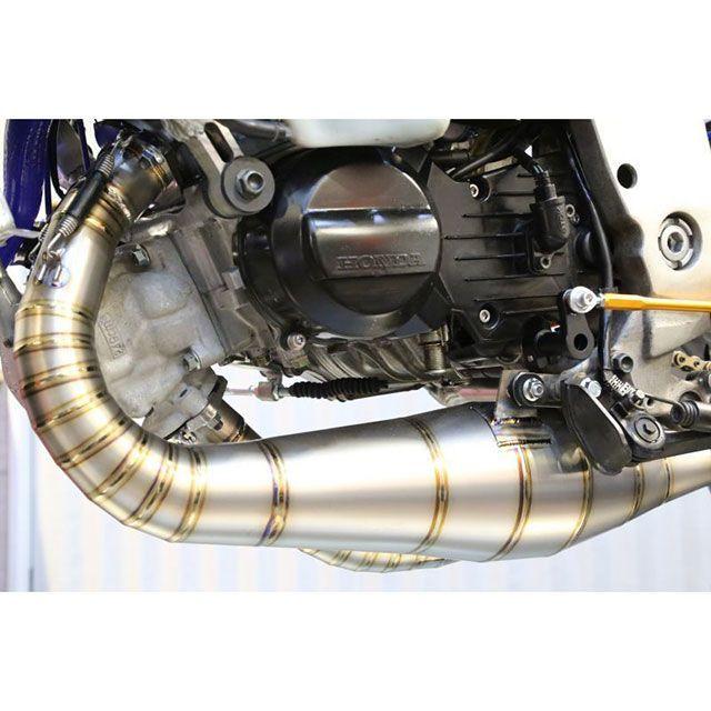T2Racing NSR250 チャンバー本体 MC28左右出しチタンボディー【190