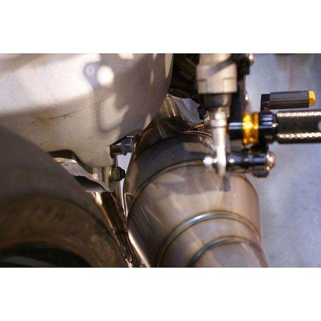 T2Racing NSR250 チャンバー本体 MC28右2本出しステンレスボディー T2レーシングの画像