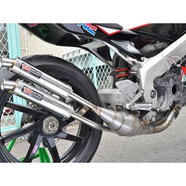 nsr250mc16用二股チャンバー T2Racing NSR250 チャンバー本体 MC28右2本出しチタンボディー T2