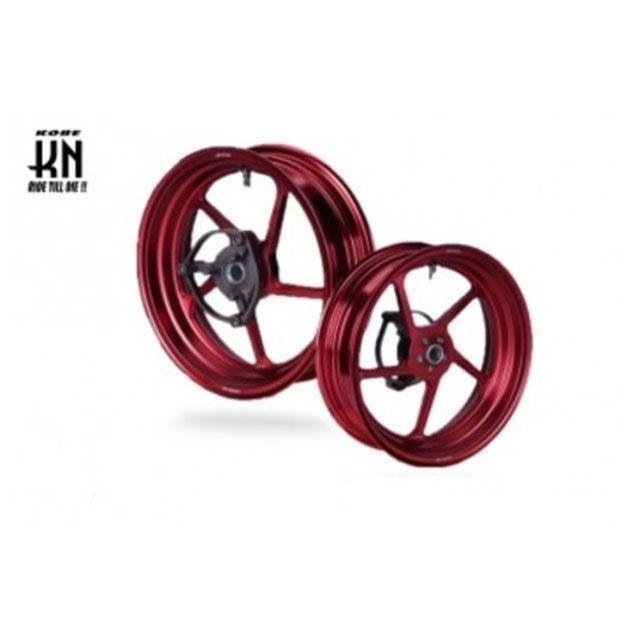 KN企画 kn926 ホイール本体 RCB 鍛造ホイール前後セット（レッド
