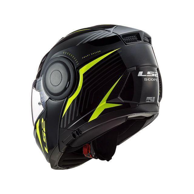 正規品／LS2 HELMETS システムヘルメット（フリップアップ） SCOPE（スキッドブラックイエロー） サイズ：S エルエスツーヘルメット バ…｜st-ride｜10