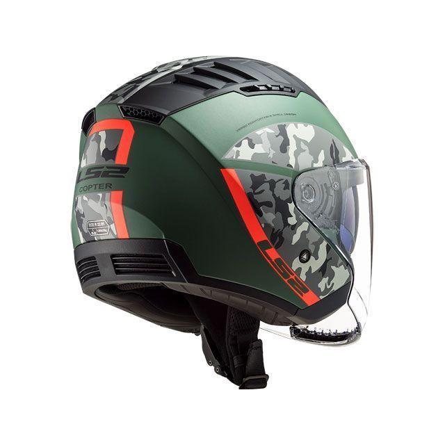 LS2 HELMETS ジェットヘルメット COPTER（クリスピーマットミリタリー