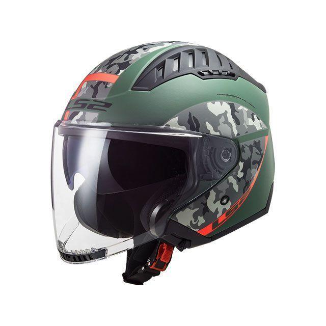 LS2 HELMETS ジェットヘルメット COPTER（クリスピーマットミリタリー 
