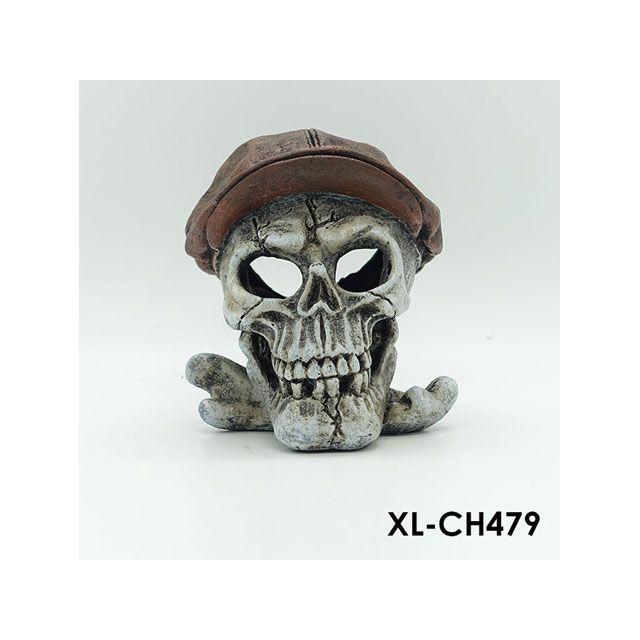 ALFA TEC アクアリウム用品 XL-CH479 ドクロ 骸骨 ガイコツ 帽子（小